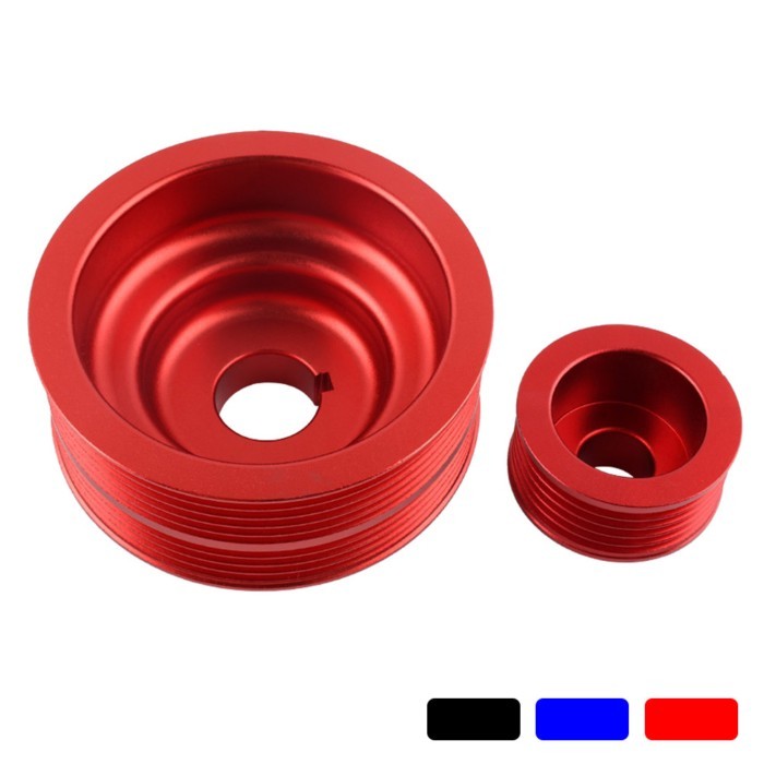 For 02-07 Impreza WRX EJ20 EJ25 JDM style 6061 aluminium billet Underdrive Crank Shaft Pulley Wheel