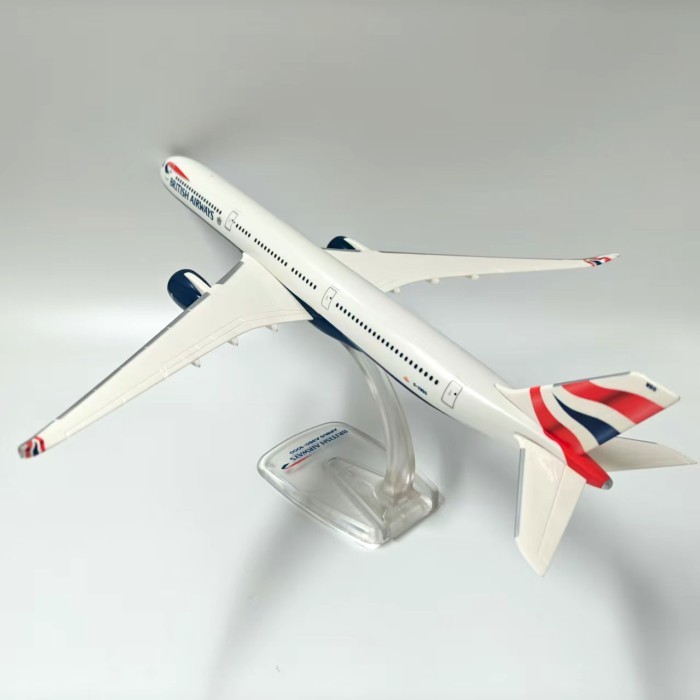 1: 250 HERPA UK Airlines A350-1000 จําลองประกอบเครื่องบินรุ่นการบินคลาสสิกคอลเลกชันเครื่องประดับ Out