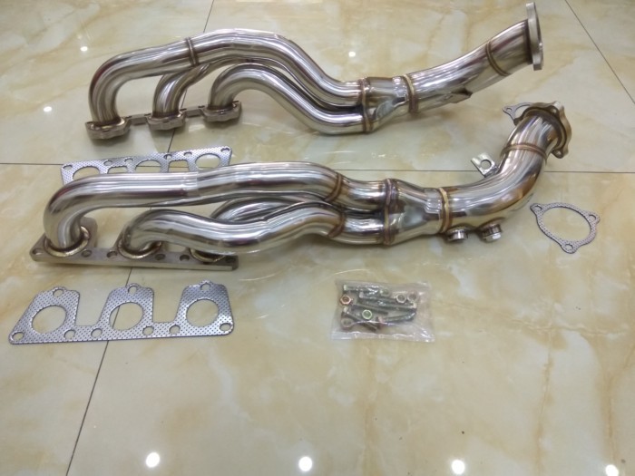 42mm Exhaust Header S4 S5 A7 A8 B8 Q5 SQ5 3.0TFSI V6 Performance Exhaust Long Tube Header 2007-2014