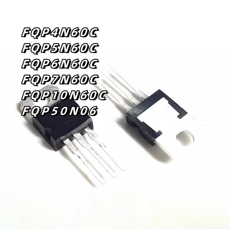 ยี่ห้อใหม่ FQP10N60C 5N60C 50N06 4N60C 7N60C 6N60C In-Line TO-220