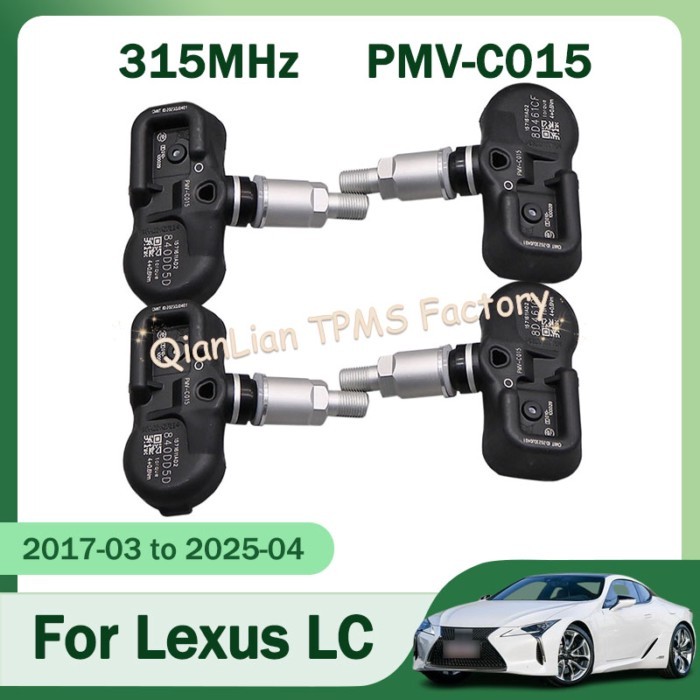 1/4pcs PMV-C015 Tire Pressure Monitoring System 315MHz TPMS Sensor PMVC015 For Lexus LC LS LX RX 42