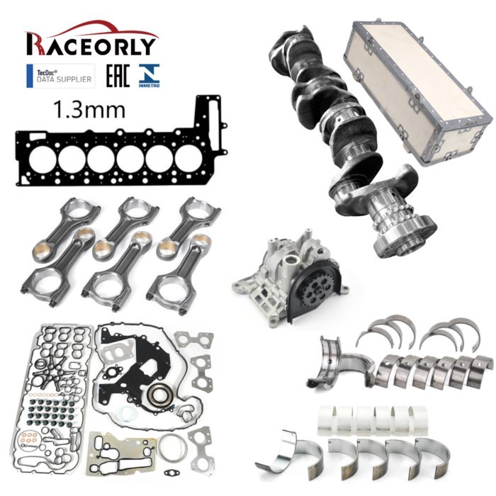 RACEORLY Rebuild Forged 4Web Crankshaft Gasket For BMW 3 4 5 X5 3.0Diesel N57
