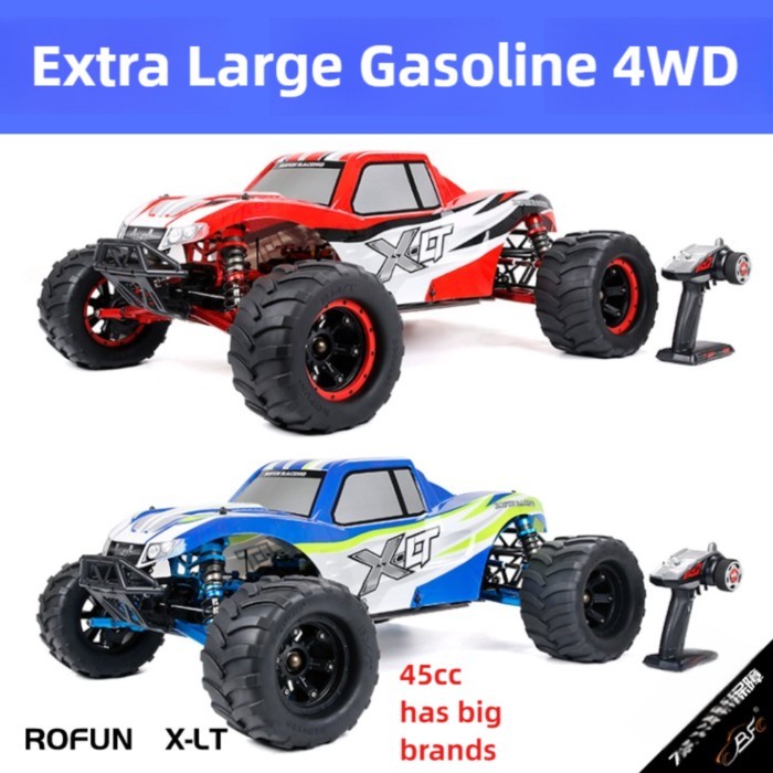 45cc Gasoline Engine 1/5 Remote Control Car Model Fuel Four-wheel Drive Off-road ROFUN X-LT 45CC Po