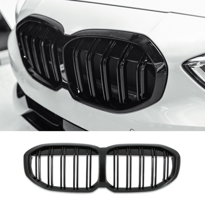 Car Tuning Front Kidney Grills Grille for BMW 1 Series F40 118i 120i 128ti 130i M135i xDrive 2019-2