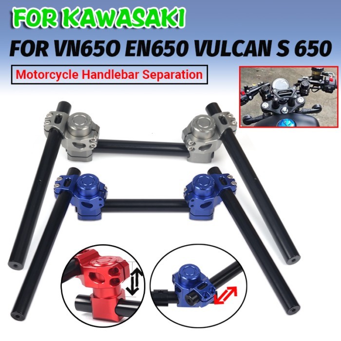 Motorcycle Accessories For KAWASAKI VULCAN S 650 S650 VN650 EN 650 EN650 Retro Split Handlebar Hand