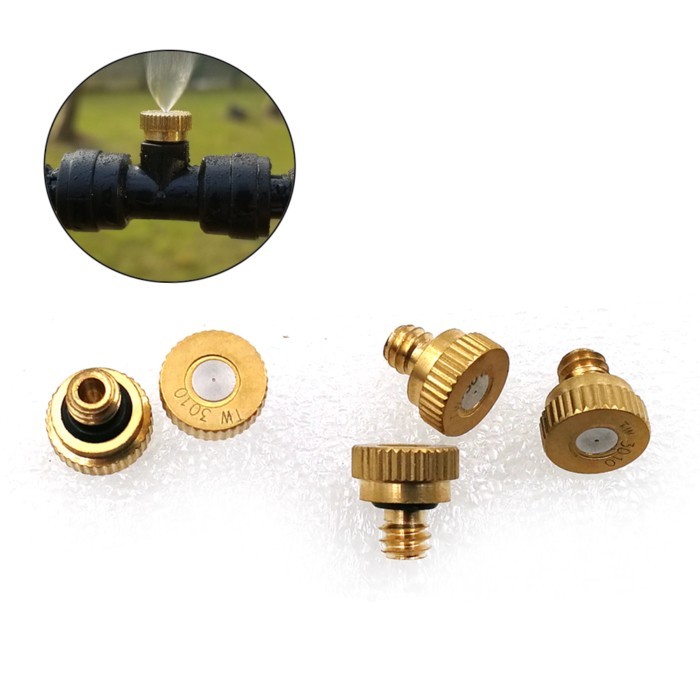 Low Pressure Copper Spray Nozzle Agricultural Atomization Garden Water Spray Sprayer For Garden Sho