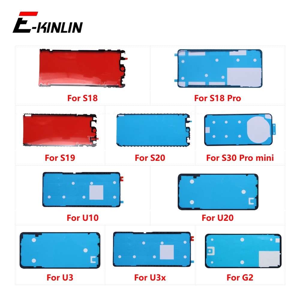 จอแสดงผล LCD ฝาหลังแบตเตอรี่ด้านหลังสติกเกอร์กาวเทปกาวสําหรับ Vivo S18 S19 S20 S30 Pro mini U10 U20 