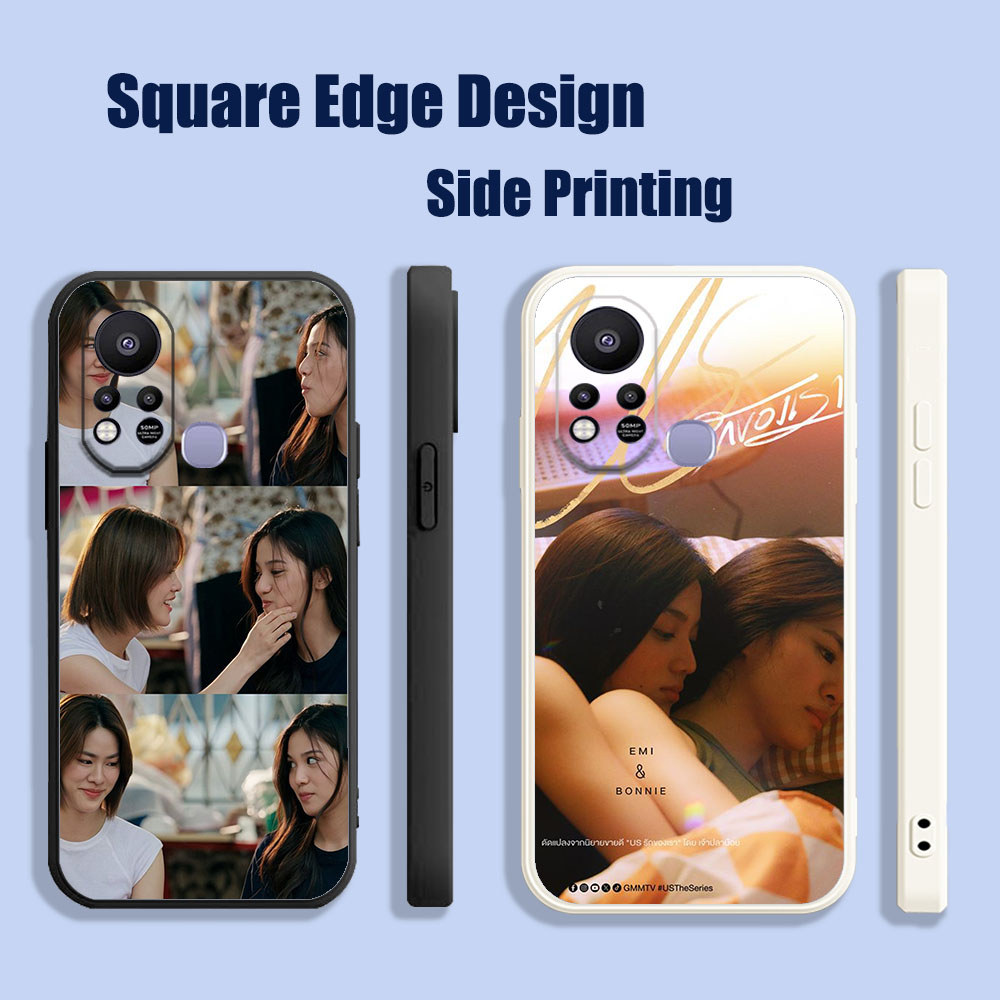 ปลอกสําหรับ Huawei Nova 3i 7i 8i 5T Y9S EMIBONIE Us GL Series EmiBonnie Love CFC02 เคสโทรศัพท์ขอบสี่