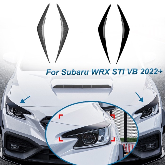 For Subaru WRX STI VB 2022+ Front Headlight Eyebrow Car Sticker Car Exterior Modification Body Kit