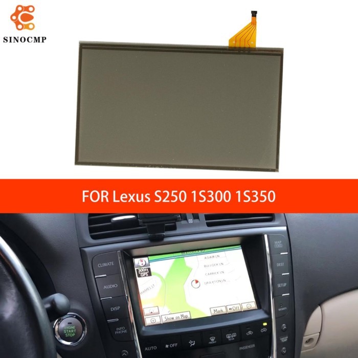 7.3 Inch 4pin Resistive LCD Display Screen Touch Screen LTA070B511F LTA070B510F For Lexus IS250 IS3