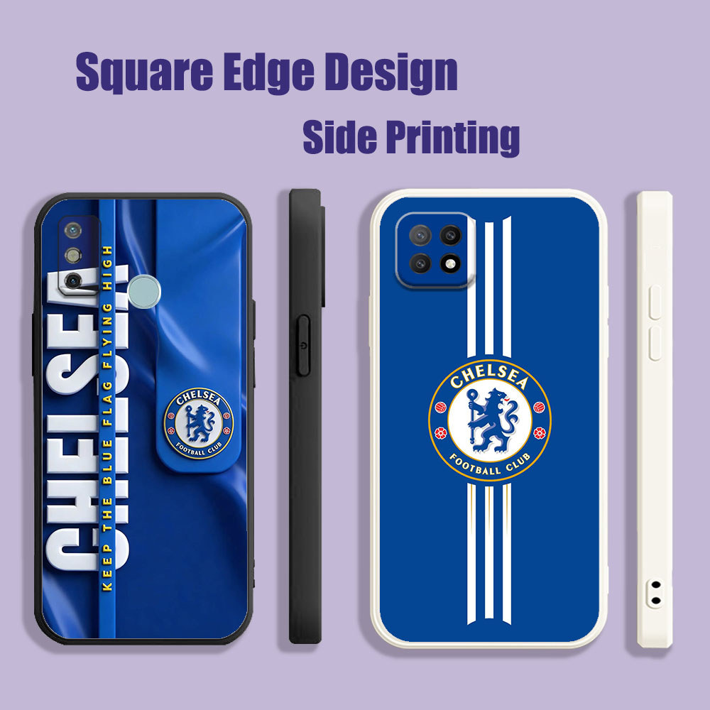 ปลอกสําหรับ iPhone 11 Pro Max 12 6 6s Plus SE สโมสรฟุตบอลเชลซี Blue Aesthetics DJW20 เคสโทรศัพท์ขอบส