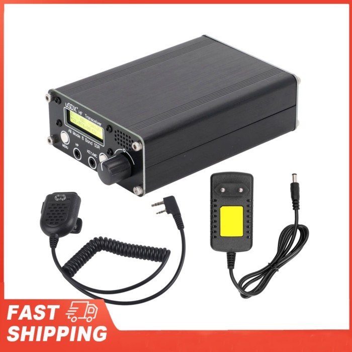 8 Band Radio Transceiver Full Mode HF SDR QRP SSB Transceiver BNC Antenna Connector Transceiver Mic
