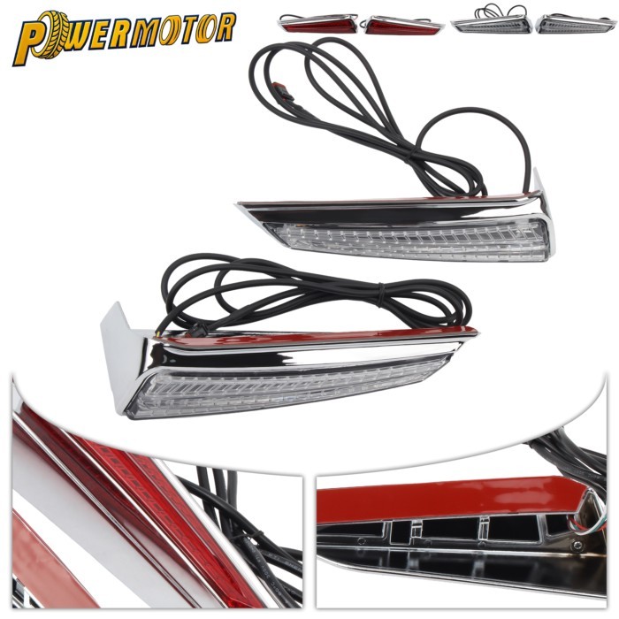 GL1800 Motorcycle Rear fender LED Taillights Turn Signal DRL For Honda Goldwing GL1800 F6B 2018-202
