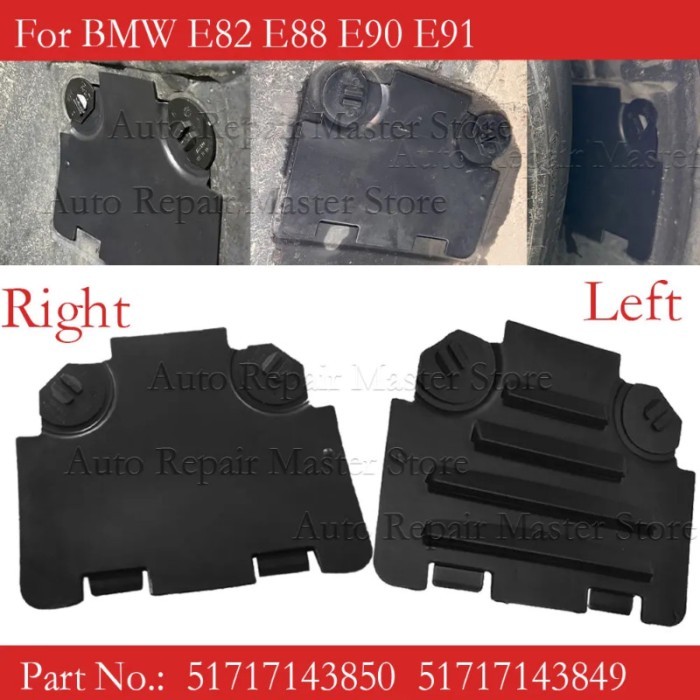 For BMW E82 E88 E90 E91 51717143850 51717143849 Front Right Left Wheel Fender Liner Arch Headlight