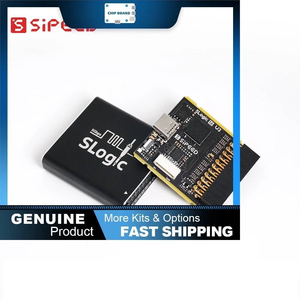 Sipeed SLogic16U3 เครื่องวิเคราะห์ลอจิก USB 3.0, 16 ช่อง, 800MS/s, 5Gbps, เกณฑ์ปรับได้, Win/Mac/Linu