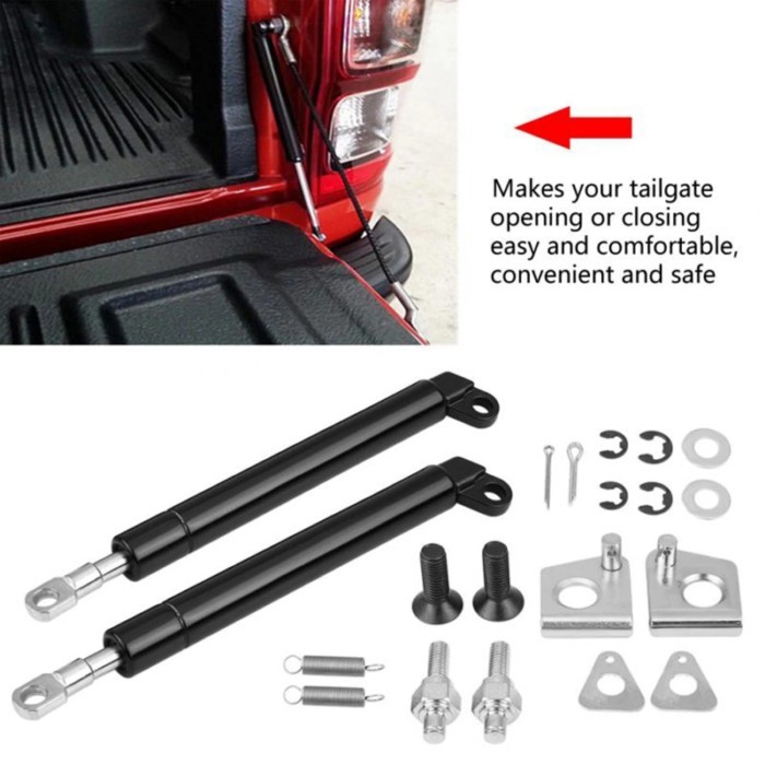 2pcs Rear Tailgate Oil Damper Strut Slow Down For Ford PX Ranger 2011-2017 Mazda BT-50 2012-2018