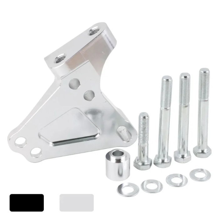 Silver or Black Engine Block Mount Bracket Set For Honda K-Series K20A K24A K20Z K24Z