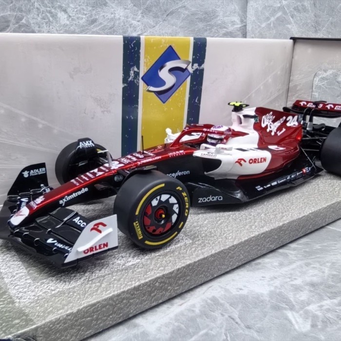 SOLIDO 1/18 C42 #24 F1 Canada Zhouguanyu Alpha Romeo สูตรรถ