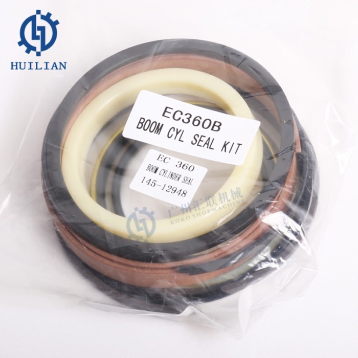 EC360 EC360B 145-12948 Excavator Parts Hydraulic Cylinder Bucket Arm Boom Seal Kit 145-12961