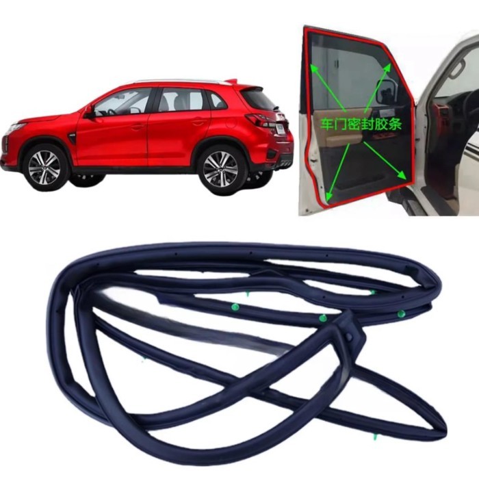 1 Piece Door Seal Rubber for Asx RVR GA 5725A233 Weather Strip Rain Proof 2010-2020 5725A234 Front