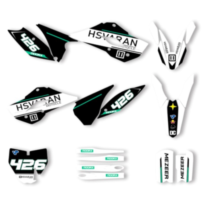 DSMTECH Motorcycle Graphics Decal Stickers Kits For Husqvarna TC85 TC 85 2014 2015 2016 2017  005