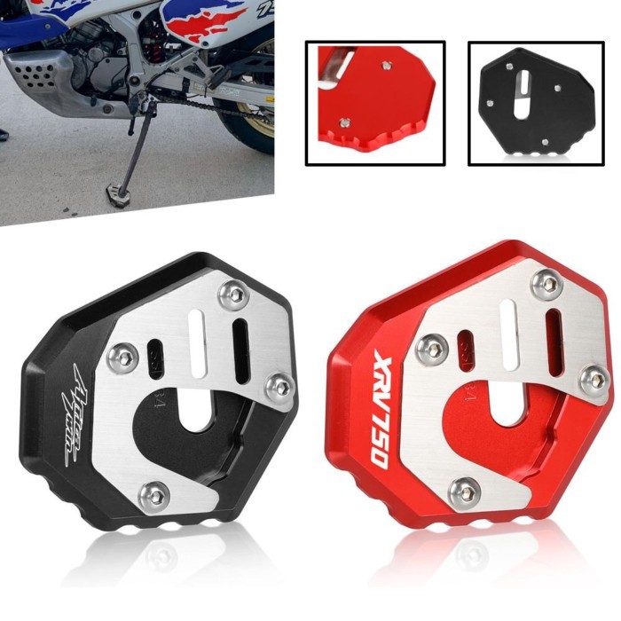 Motorcycle Accessories FOR HONDA AFRICA TWIN XRV750 XRV 750 XRV750 AFRICATWIN Side Stand Plate Enla