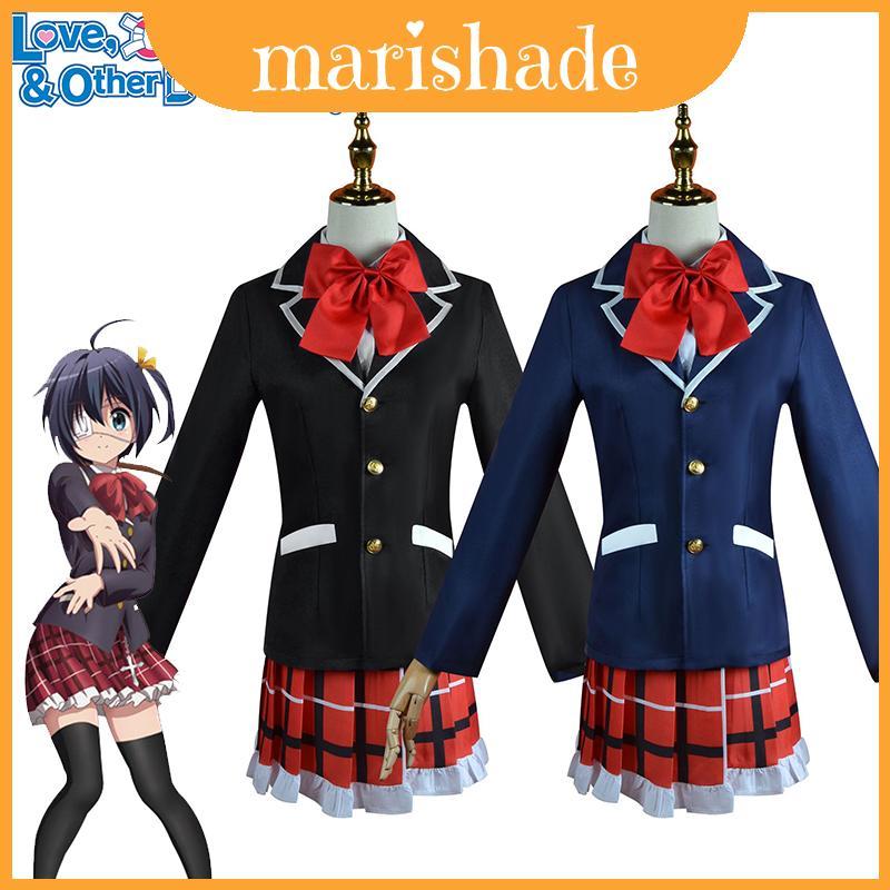 Chunibyo Other Love Delusions--takanashi Rikka เครื่องแต่งกายเครื่องแบบทนทาน