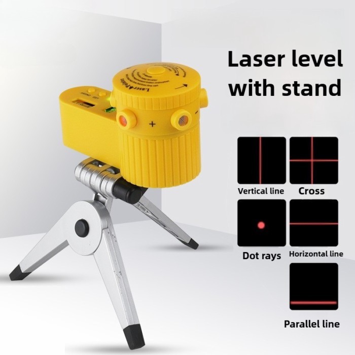 Professional Laser Level Horizontal Cross Laser Levels High Precision Measure Laser Level with Stan