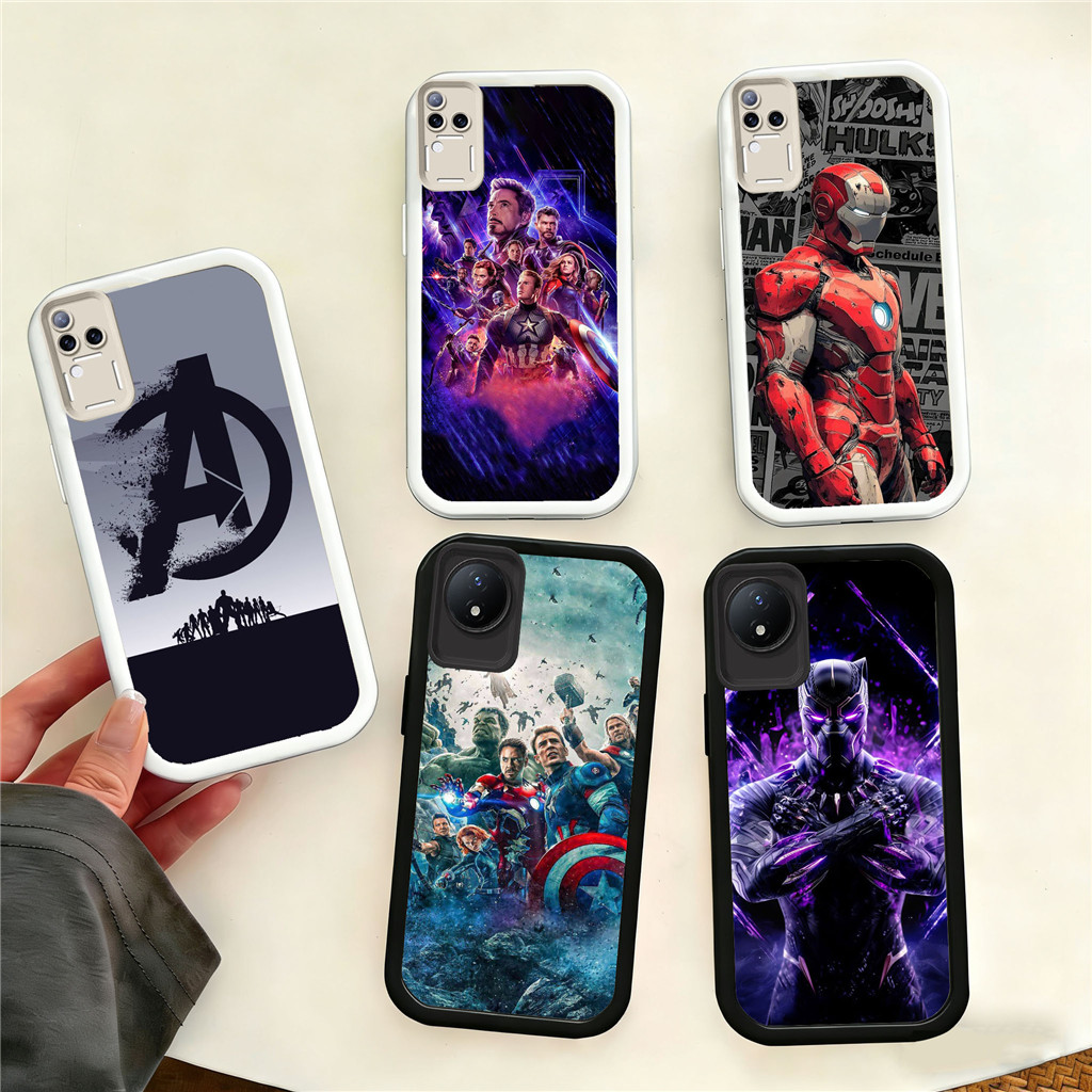 WB16 AvengersปลอกสําหรับHpชุบVIVO Y53S Y51A V40 Y200 Y33 Y51S Y300 Y02S Z1 Y200e Y19S Y01 Pro 5G TPU