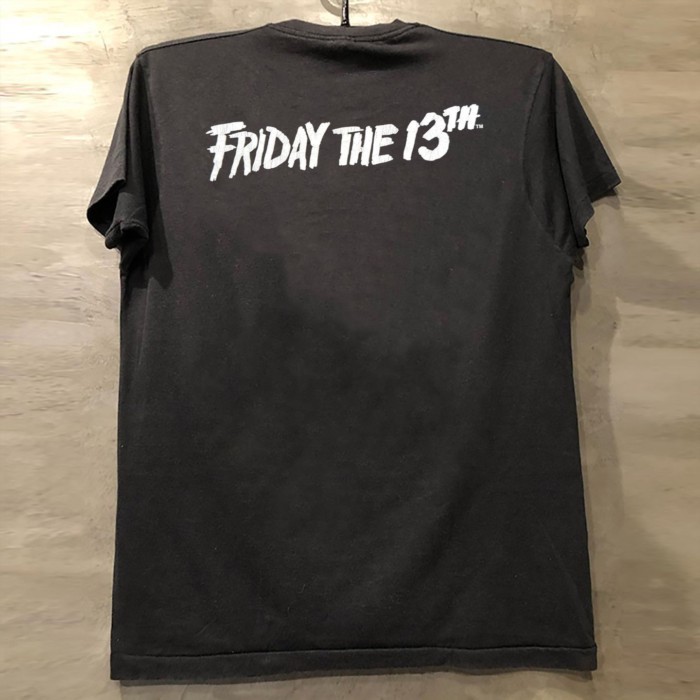 Friday The 13th Friday The 13th Thriller Movie เสื้อยืดแขนสั้น Chic American Texture ครึ่งแขนแนวโน้ม