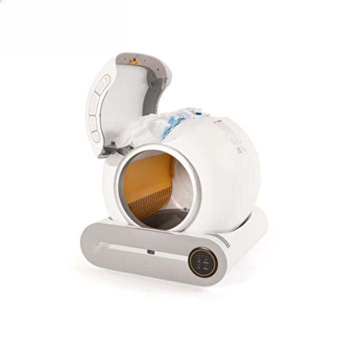 Automatic Self-Cleaning Cat Litter Box 65L, Pinch-Free Sensor & App Control, Easy Cleaning & Super