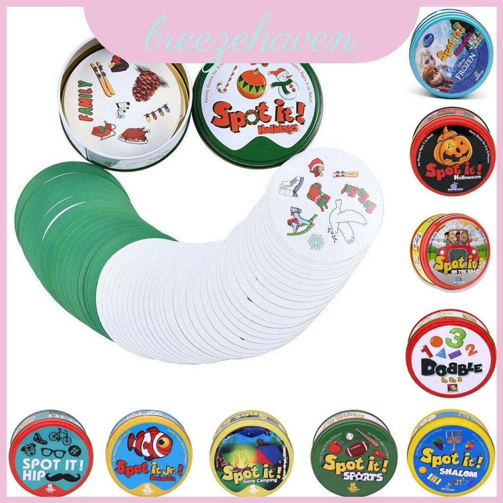 การ์ดเกม Dobble It ที่น่าตื่นเต้นสําหรับทักษะการหลอกลวงแสนสนุกและการมองเห็นที่รวดเร็ว