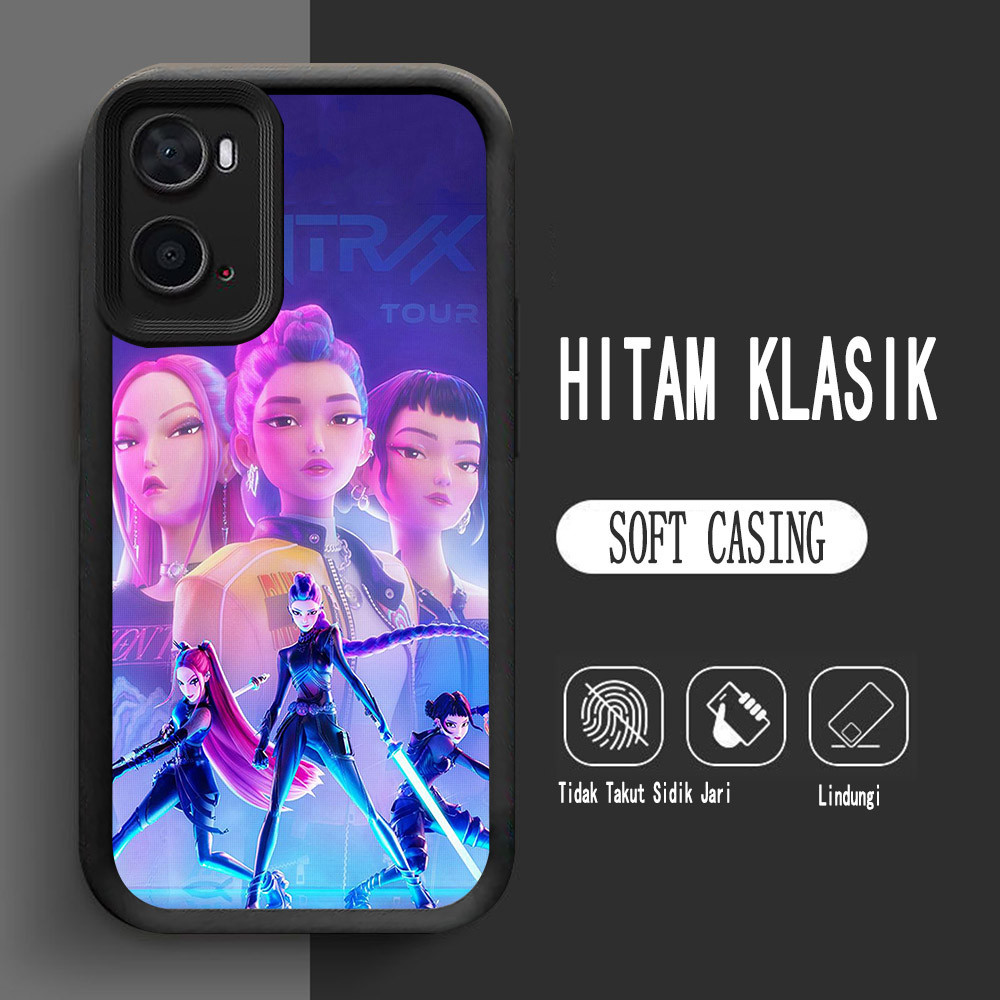 สําหรับ OPPO A76 A96 A77s A57e A77 A36 A57 A57s นุ่ม L-4 Kpop Demon Hunter