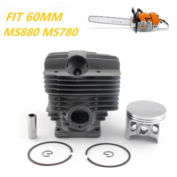 Big Bore 60mm Cylinder Piston Pin Ring Circlip Kit For STIHL 088 MS880 MS780 MS880R/Z Chainsaw 121.