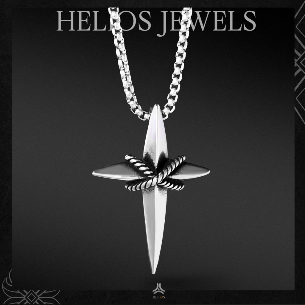 ♞,♘Helios Polaris DCN230 สร้อยคอผู้ชายและผู้หญิง