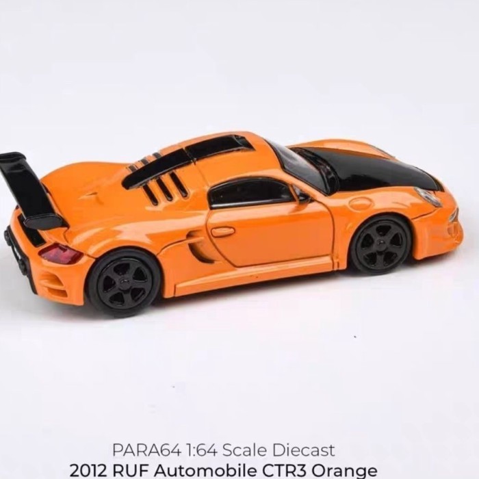 Para 1/64 RUF CTR3 Clubsport 911 Ultimate Frog King รถสปอร์ตรุ่นตกแต่ง Limited Edition รถรุ่น