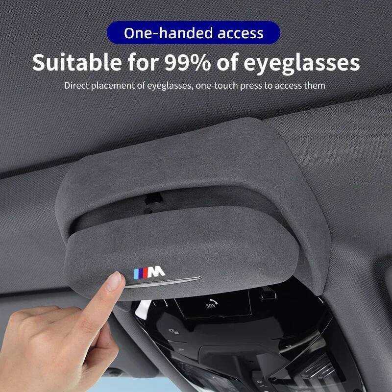 ▥ Car Interior Roof Glasses Storage Box Sunglasses Case Accessories For BMW M X1 X3 X5 X6 X7 E3
