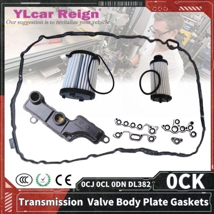 0CJ 0ck 0CK OCK 0CL 0DN DL382 Automatic Transmission Oil Filter Valve Body Plate Gasket Repair Kit