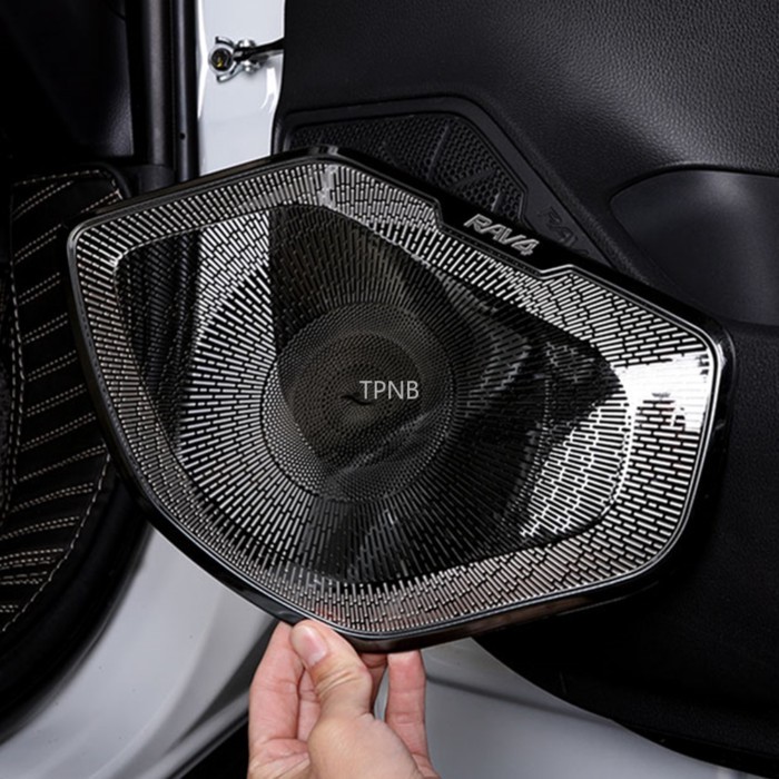 For Toyota RAV4 RAV 4 2019 2020 XA50 Stainless Steel Four Door Horn Cover