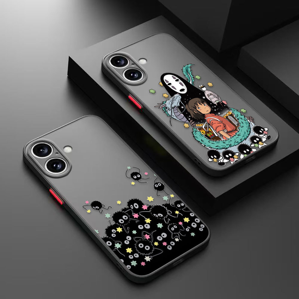 Spirited Away Studio Ghibli Totoro Matteเคสโทรศัพท์สําหรับOPPO A5X A5 A9 A15 A16 A16K A17 A38 A54 A5