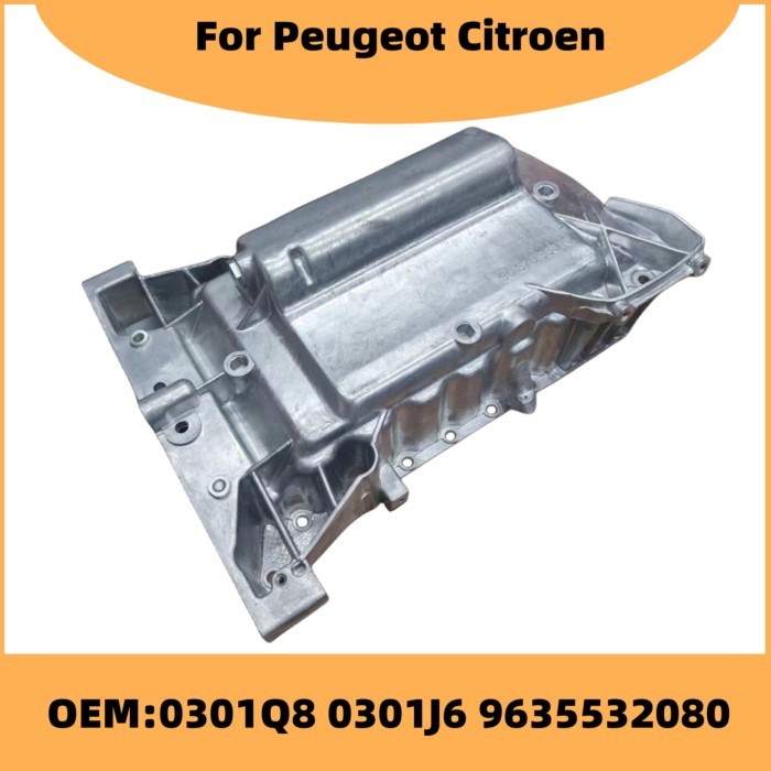 0301Q8 9635532080 Car Parts 2.0 Engine Oil Pan For Peugeot 3008 307 308 408 508 Citroen C5 SHIJIA