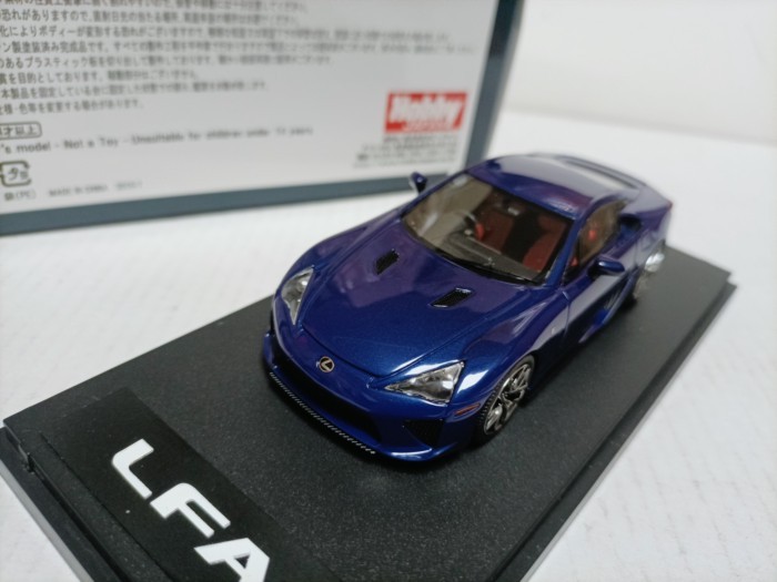 MARK43 1 43 Toyota Lexus Lexus Supercar รุ่น Lexus LFA RHD Blue Pearl
