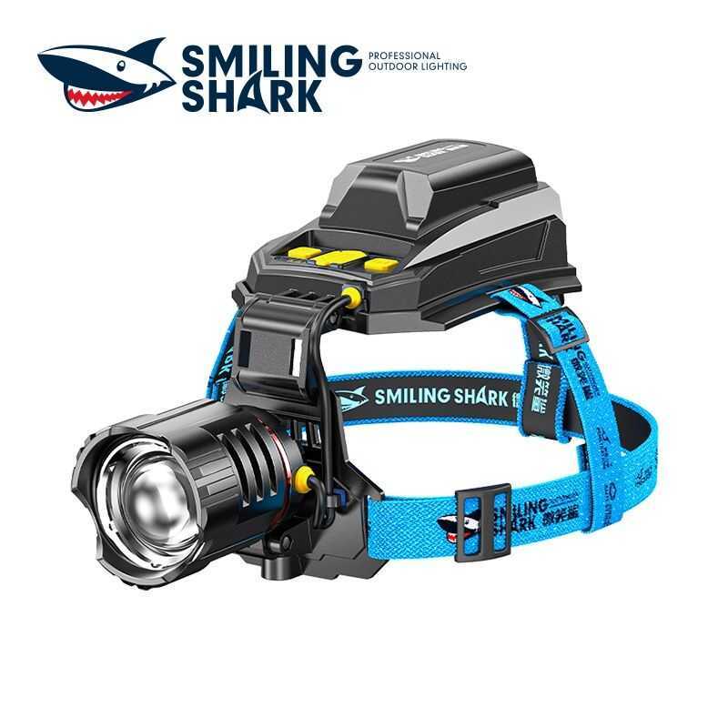 ❤ Smilingshark ไฟหน้า10000lm ไฟฉาย M77 Led