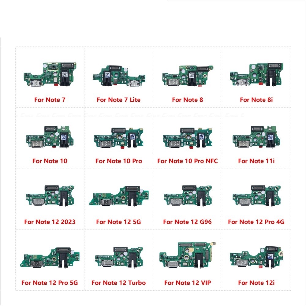 Charger Board Flex Cable Parts สําหรับ infinix Note 7 Lite 8 8i 10 Pro NFC 11i 12 G96 Turbo VIP 12i 