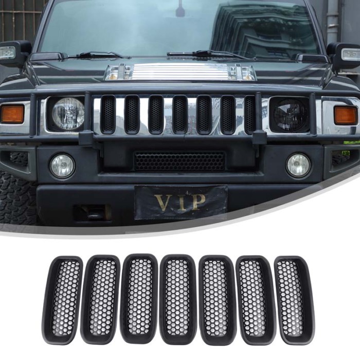 For Hummer H2 front center grid insect prevention net Front center grid air intake insect preventio