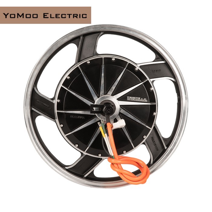YM 1500w 17x1.6" 260 V1 60A 72V Brushlss DC Hub Motor For Light Motorcycle Conversion