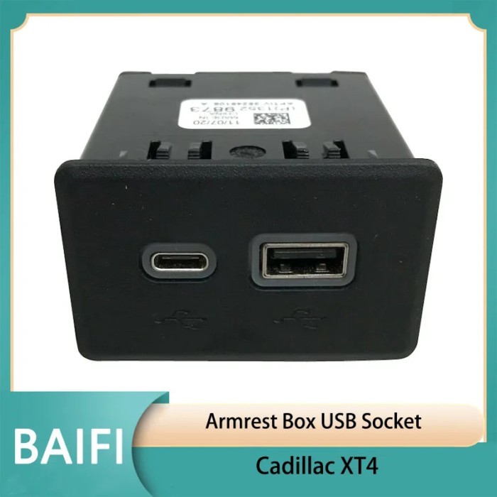 Baifi Brand New Armrest Box USB Socket 13529873 For Cadillac XT4