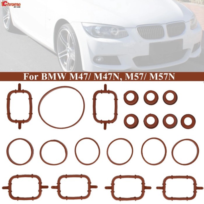 20x DIESEL INTAKE INLET MANIFOLD GASKETS REPAIR KIT Replacement FOR BMW X3 X5 X6 E46 E61 E65 E70 E8