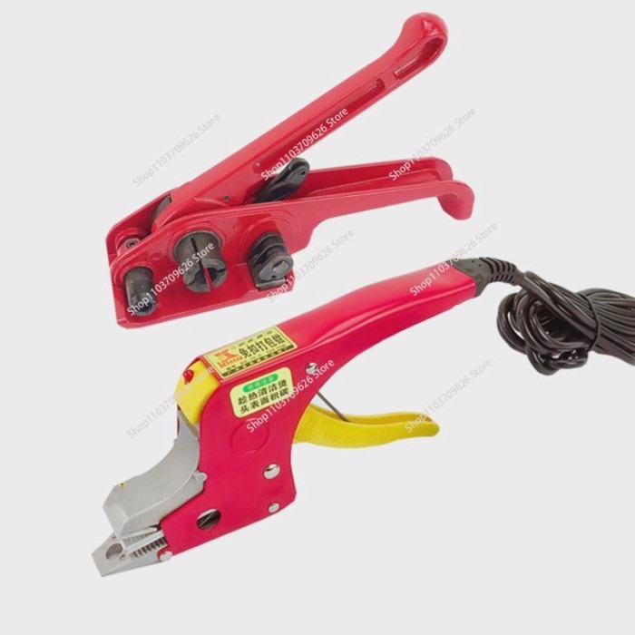 Manual Electric PP Strapping Banding Machine Packing Strap Baler Packaging PP Tensioner Tool Packer
