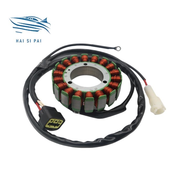 HAISIPAI 6C5-81410 Outboard Stator For Yamaha 50HP 60HP 70HP Outboard Engine (2005-2017) 6C5-81410-